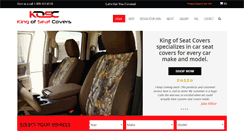 Desktop Screenshot of kingofseatcovers.com