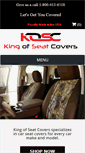 Mobile Screenshot of kingofseatcovers.com